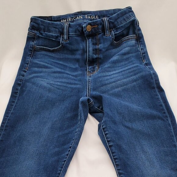 American Eagle Curvy Super Hi-Rise Jeggings! Size 4Short - Picture 1 of 8